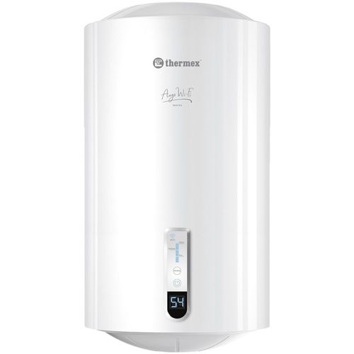 Водонагреватель Thermex Auga 50 V Slim Wi-Fi, накопительный, 1.5кВт, 50л, белый [эдэб04920]