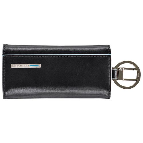 Ключница Piquadro Blue Square, кожа натуральная, черный [pc1397b2/n]