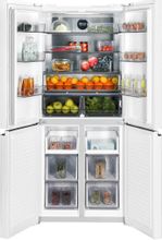 Холодильник трехкамерный NORDFROST RFQ 450 NFGW Total No Frost, Side by ...