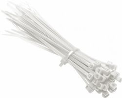 Хомут TURBOSKY CT12W 200мм х 2.5мм,  нейлон 6.6
