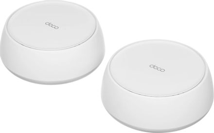 Бесшовный Mesh роутер TP-LINK Deco BE25,  Wi-Fi 7,  BE3600,  2.4/5ГГц, 2 WAN/LAN, белый, 2 шт. в комплекте [deco be25(2-pack)]