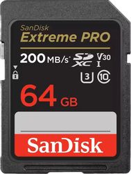 Карта памяти SDXC UHS-I U3 Sandisk Extreme Pro 64 ГБ