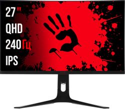 Изображение товара 27" Монитор BLOODY MN272Q, 2560x1440, IPS, 240Гц, 2хHDMI, 2хDP, темно-серый Изображение товара 27" Монитор BLOODY MN272Q, 2560x1440, IPS, 240Гц, 2хHDMI, 2хDP, темно-серый