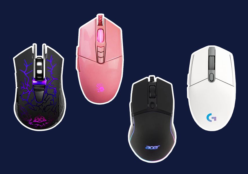 Мышки Oklick 719G UNDERWORLD, A4TECH Bloody P91s, Acer OMW121 и Logitech G102 LightSync