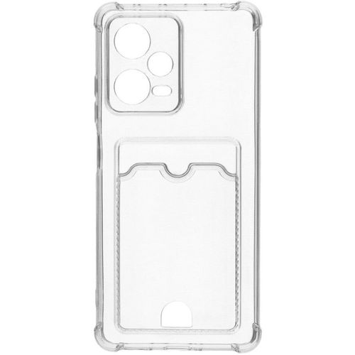 Чехол (клип-кейс) ZIBELINO Silicone Card Holder, для Xiaomi Redmi Note 12 Pro+, прозрачный [zsch-xia-not12-proplus-cam-trn]