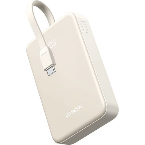 Внешний аккумулятор (Power Bank) UGREEN PB521, 20000мAч, бежевый [45207]