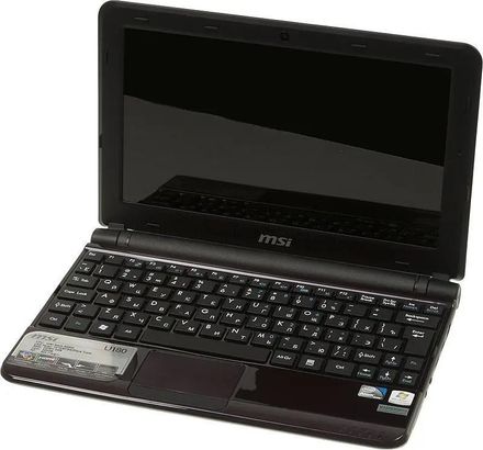 Нетбук игровой MSI U180-031RU 10", Intel Atom N2800 1.86ГГц, 2-ядерный, 2ГБ DDR3, 320ГБ,  Intel GMA  3650, Windows 7 Starter, фиолетовый [9s7-n08212-031]