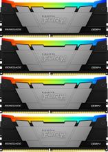 Изображение товара Оперативная память Kingston Fury Renegade DDR4 128 ГБ 3200 МГц с радиатором