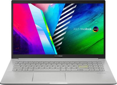 Ноутбук ASUS VivoBook 15 OLED K513EA-L12960 90NB0SG2-M00DL0, 15.6", OLED, Intel Core i5 1135G7 2.4ГГц, 4-ядерный, 8ГБ DDR4, 512ГБ SSD,  Intel Iris Xe graphics, без операционной системы, серебристый
