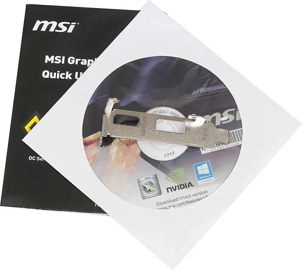MSI NVIDIA GeForce GT 1030 GT 1030 2GH LP OC 2 GDDR5 Low Profile OC Ret 473313