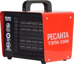 Электрическая тепловая пушка Ресанта ТЭПК-3000, 3кВт, красный