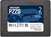 Изображение товара SSD накопитель Patriot P220 S2 2ТБ 2.5 SATA III быстрый и надежный