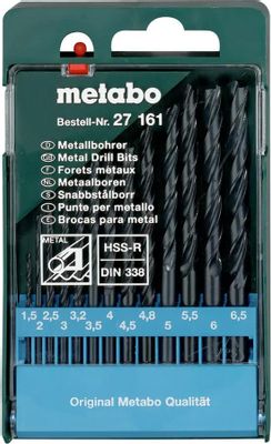 Инструкция, руководство по эксплуатации для набор сверл METABO HSS-R ...