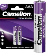 Изображение товара AAA Батарейка CAMELION Ultra Alkaline LR03-BP2UT,  2 шт.