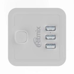 Сетевой фильтр Ritmix RM-043, белый