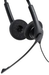 Гарнитура Jabra Biz 1100 QD Duo, проводные, черный