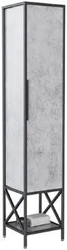 Шкаф-пенал MIXLINE Бруклин 38,  без зеркала,  напольный,  380х1900х360 мм,  бетон [543944]