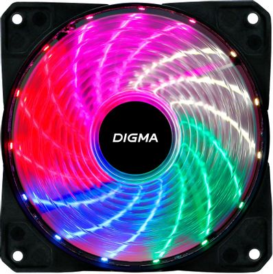 Вентилятор Digma DFAN-FRGB2,  120мм, Ret