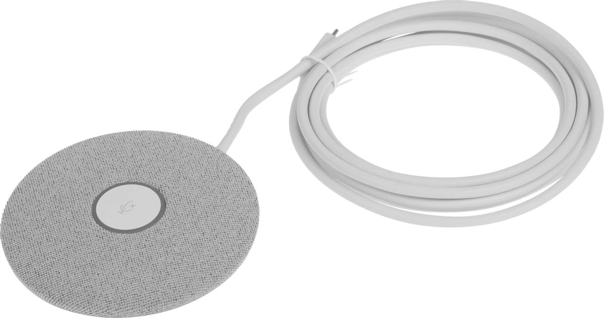 Купить Микрофоны для Микрофон Logitech Rally Mic Pod, белый [952-000038] в  Ситилинк (1883396)