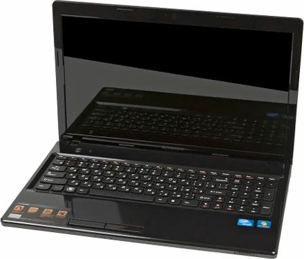 Ноутбук Lenovo IdeaPad G580-041 15.6", Intel Celeron B815 1.6ГГц, 2-ядерный, 2ГБ DDR3, 320ГБ,  Intel HD Graphics, Windows 7 Home Basic, темно-коричневый [59338035]