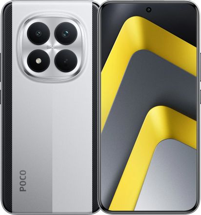 Смартфон Xiaomi Poco M8 Pro 5G 12/512Gb,  6.83",  AMOLED,  120Гц,  6500мAч,  2 nano SIM,  серебристый