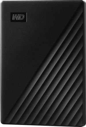 1ТБ Внешний диск HDD WD My Passport WDBYVG0010BBK-WESN, USB 3.2 Gen 1, черный