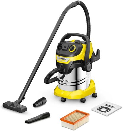 Строительный пылесос Karcher WD 5 P S V-25/5/22,  желтый [1.628-356.0]