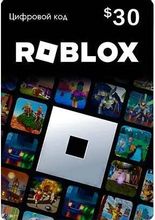 Изображение товара Пополнение игровой валюты ROBLOX 30 USD карта для активации в Весь мир