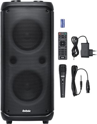 Музыкальный центр BBK BTA6030, 30Вт, с караоке, с микрофоном, Bluetooth ...