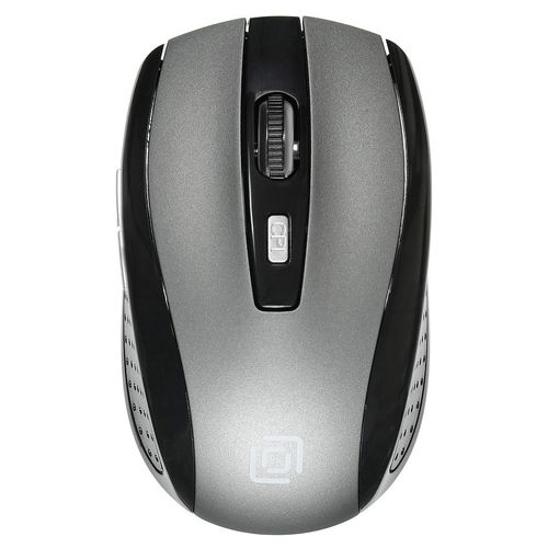 Мышь беспроводная Oklick 635MB, Bluetooth, оптическая, 1600dpi, черный и серый [489350]