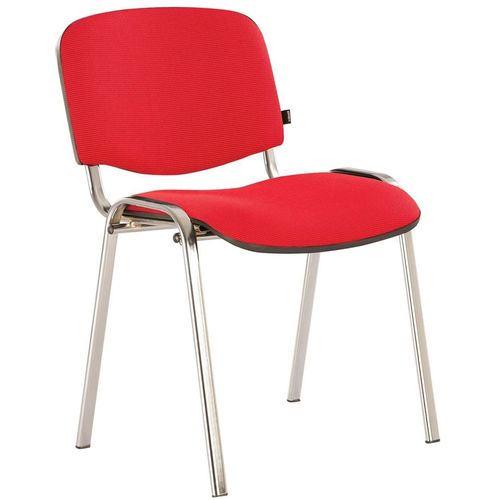 Стул BRABIX Iso CF-001, ткань, до 100кг, красный [531423]