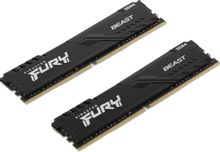 Оперативная память Kingston Fury Beast Black KF436C18BBK2/32 DDR4 -  2x 16ГБ