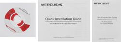 Wi-Fi + Bluetooth адаптер MERCUSYS MA80XE
