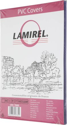 Обложка Fellowes Lamirel, A4, 150мкм, 100, прозрачный