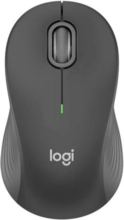 Мышь беспроводная Logitech M550, Bluetooth/Радио, оптическая, USB, 4000dpi, темно-серый и серый [910-007190]