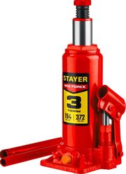 Домкрат гидравлический Stayer 43160-3_z01 бутылочный, 3т