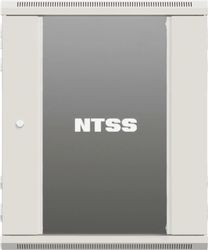 Шкаф коммутационный NTSS Премиум NTSS-W15U6045GS-2 настенный, стеклянная передняя дверь, 15U, 600x770x450 мм