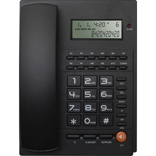 Проводной телефон Ritmix RT-420, черный