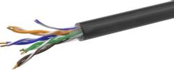 Кабель сетевой информационный NETON кат.5E, 305м, черный