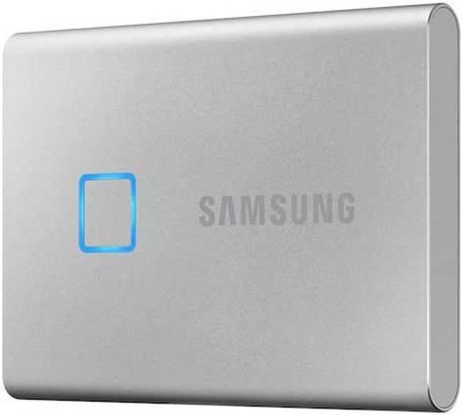Внешний диск SSD Samsung T7 Touch MU-PC500S/WW, 500ГБ, серый