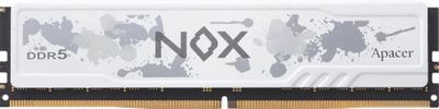Ram Apacer NOX White 16GB DDR5 5200Mhz AH5U16G52C522MWAA-1