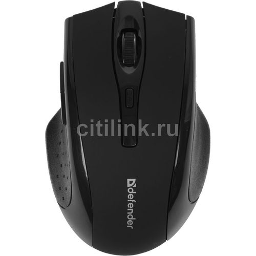Мышь беспроводная Defender Accura MM-665, оптическая, USB, 1600dpi, черный [52665]