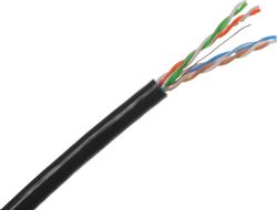 Кабель информационный NTSS кат.5E, 305м, черный