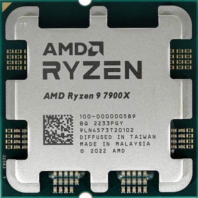 Процессор AMD Ryzen 9 7900X, AM5, BOX (без кулера) [100-100000589wof] –  купить в Ситилинк | 1869666