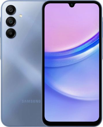 6.5" Смартфон Samsung Galaxy A15 4/128Gb,  SM-A155F,  NFC,  AMOLED,  90Гц,  5000мAч,  синий