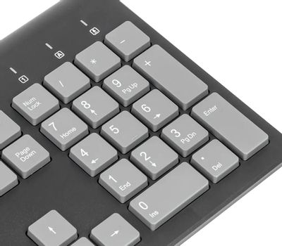 Клавиатура Oklick 480M, USB, черный серый [1067199] – купить в Ситилинк ...
