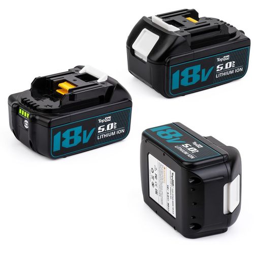 Батарея аккумуляторная для Makita TopON TOP-PTGD-MAK-18-5.0, 18В, 5Ач, Li-Ion [103247]