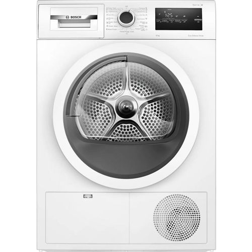Сушильная машина Bosch Serie 4 WTN86211ME белый, с английской панелью управления