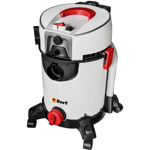 Строительный пылесос Bort BAX-500E, белый [93418095]