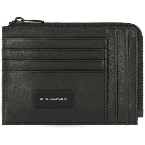 Чехол для кредитных карт Piquadro Harper PU1243APR/N, кожа натуральная, черный